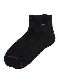 Tommy Hilfiger, Herren Sportkurzsocken, Schwarz