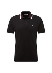 Tommy Jeans, Herren Poloshirt 'TJM TOMMY CLASSICS STRETCH POLO', Schwarz