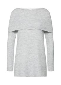 Culture, Damen Pullover 'Jolene Big Collar', Hellgrau / Graumeliert