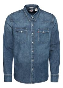 Levi's LEVI'S, Herren Jeanshemd 'Barstow Western', Blue Denim