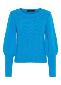 V&eacute;ro Moda VERO MODA, Damen Strickpullover, Neonblau