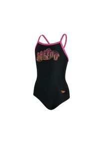 Speedo, Mädchen Badeanzug 'Candybounce', Pink / Schwarz