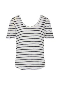 s.Oliver RED LABEL, Damen T-Shirt, Blau / Wei&szlig;