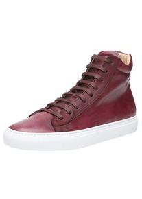 SHOEPASSION, Herren Sneaker 'No. 55 MS', Dunkelrot / Wei&szlig;