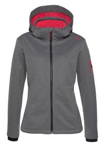 CMP, Damen Jacke, Graumeliert / Rot