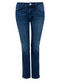 TRIANGLE, Damen Curvy Slim: Stretchige Denim, Blue Denim