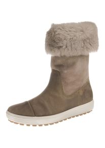 Ecco, Damen Winterstiefel 'Soft 7', Hellbraun / Wei&szlig;