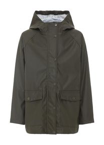 name it, Mädchen Regenjacke 'NKNMIL RAIN JACKET CAMP', Tanne