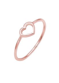 Elli Premium, Damen Ring 'Herz', Rosegold