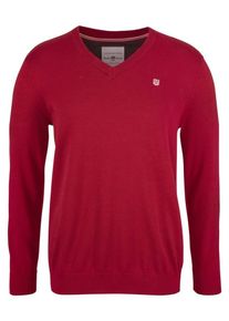 Rhode Island, Herren Strickpullover, Rot