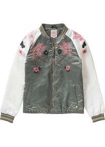 Esprit, M&auml;dchen Blouson f&uuml;r M&auml;dchen, Gr&uuml;n / Pink / Wei&szlig;