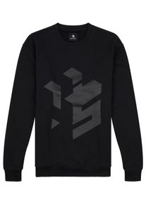 H.I.S. HIS JEANS, Herren Sweatshirt, Schwarz