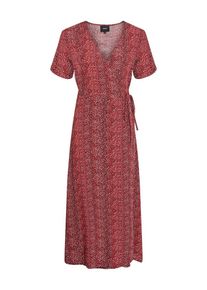 Object, Damen Kleid, Rot / Schwarz / Weiß
