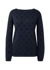 Tom Tailor, Damen Pullover, Dunkelblau / Schwarz