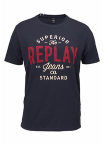 Replay, Herren T-Shirt, Marine