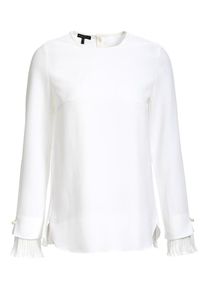 Apart, Damen Bluse mit originellen Manschetten, Creme