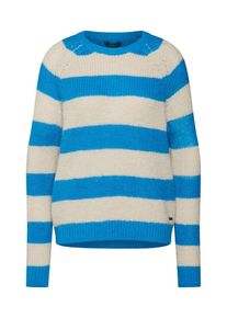 Pepe Jeans, Damen Strickpullover 'SUNA', Creme / Blau