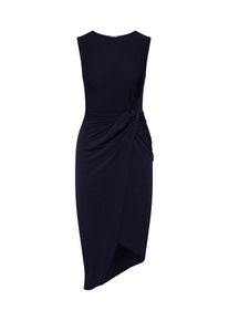 Wal G., Damen Drapiertes Kleid, Navy