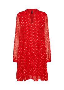 Y.A.S, Damen Kleid 'Clio', Gold / Hellrot