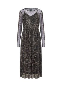 Object, Damen Maxikleid, Braun / Schwarz