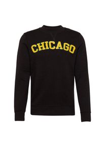 Jack & Jones JACK & JONES, Herren Sweatshirt 'JORNEVADA SWEAT CREW NECK', Gelb / Schwarz