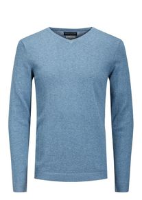 Jack & Jones JACK & JONES, Herren Strickpullover, Hellblau