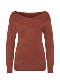 Vila, Damen Pullover, Rostbraun