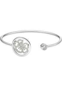 JETTE, Damen Armreif, Silber / Weiß