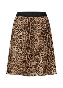 Saint Tropez, Damen Rock 'LEOPARD', Braun / Schwarz / Weiß