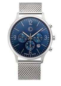 C-Collection, Herren Chronograph, Blau / Silber