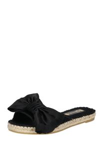 Vidorreta, Damen Slipper mit Schleife 'RAMA', Schwarz