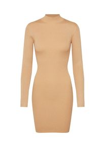Missguided, Damen Kleid 'HIGH NECK', Sand