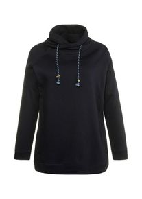 Ulla Popken, Damen Sweatshirt, Nachtblau