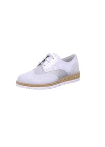 Gabor, Damen Schnürschuhe, Hellgrau / Weiß