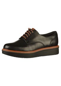 Clarks, Damen Halbschuhe, Rostbraun / Schwarz