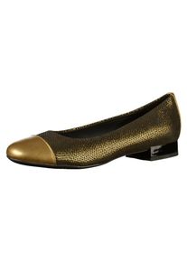 Geox, Damen Ballerinas, Gold / Schwarz