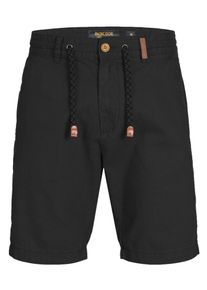 INDICODE JEANS, Herren Shorts 'Bowmanville', Schwarz