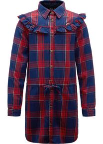 PETROL INDUSTRIES, Mädchen Kleid, Blau / Rot