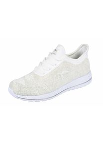 Kangaroos, Damen Sneaker mit Glanzeffekt, Silber