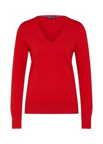 Tommy Hilfiger, Damen Feinstrickpullover 'NEW IVY', Rot