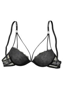Lascana, Damen Push-up-BH, Schwarz