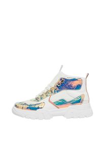 Bianco, Damen Stiefeletten, Mischfarben / Rosé / Weiß