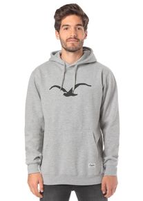 Cleptomanicx, Herren Mowe Tonal Kapuzenpullover, Grau