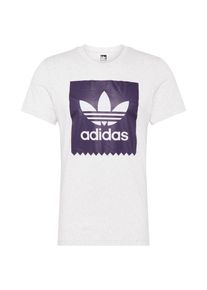 adidas originals, Herren T-Shirt, Graumeliert / Dunkellila