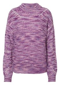 Pieces, Damen Pullover, Lila / Helllila / Dunkellila