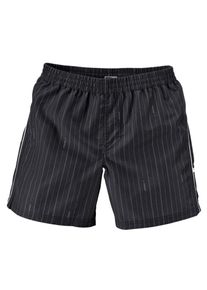 Chiemsee, Herren Badeshorts, Schwarz / Weiß