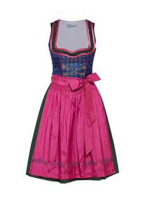 MONDKINI, Damen Dirndl, Blau / Mischfarben / Pink