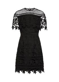 Chi Chi London, Damen Minikleid mit Spitze, Schwarz