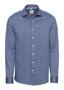 OLYMP, Herren Hemd 'Level 5 Smart Business Jersey grafik', Blau