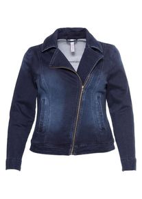 sheego Denim, Damen Jacke, Blue Denim